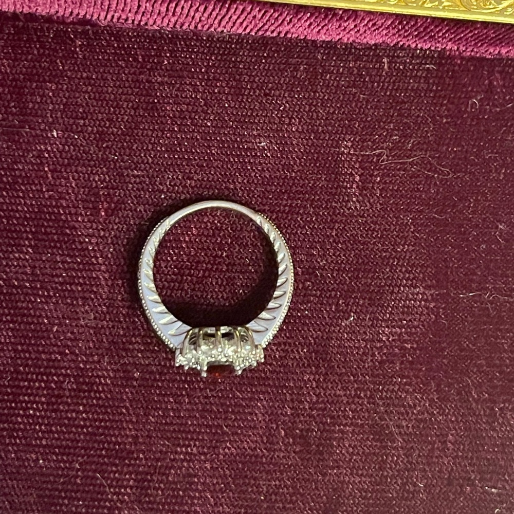 Ruby Diamond ring - Picture 3 of 4
